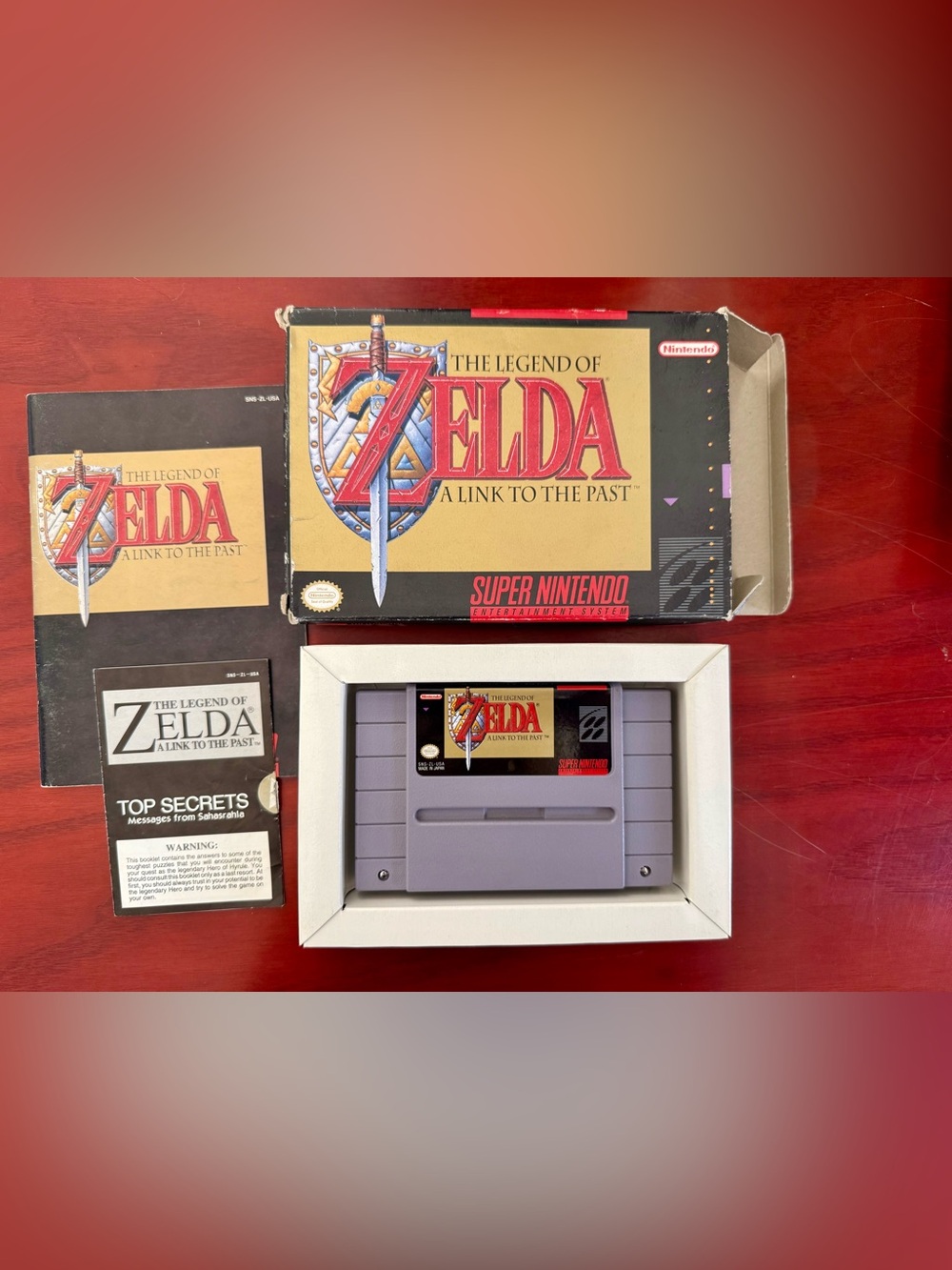 early U.S. release copy of The Legend of Zelda: A Link to the Past